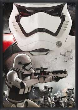 Uokvireni plakat Star Wars: Episode VII - The Force Awakens
