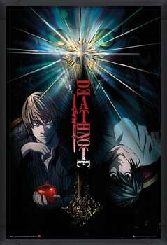 Uokvireni plakat Death Note - Duo