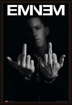 Uokvireni plakat Eminem - Fingers