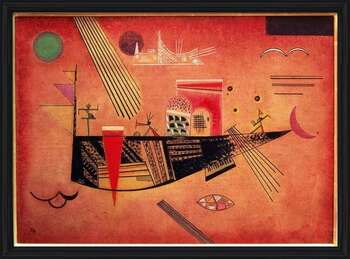 Uokvireni plakat Wassily Kandinsky - Whimsical