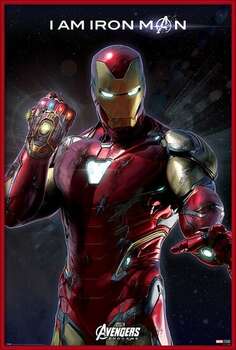 Uokvireni plakat Avengers Endgame - I Am Iron Man