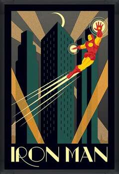 Uokvireni plakat Marvel Deco - Iron man
